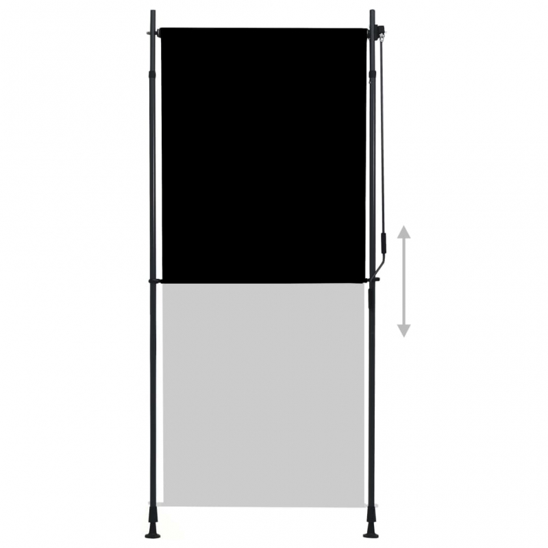Außenrollo 100 x 270 cm Anthrazit