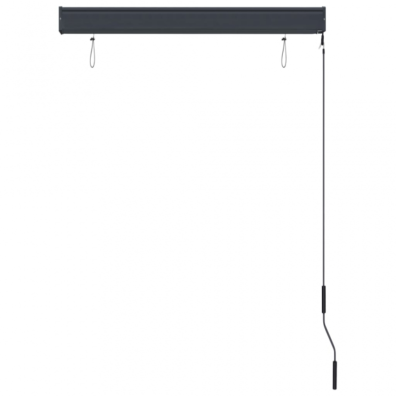 Außenrollo 100 x 250 cm Blau und Weiß