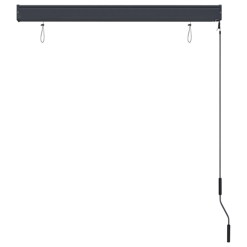 Außenrollo 120 x 250 cm Cremeweiß