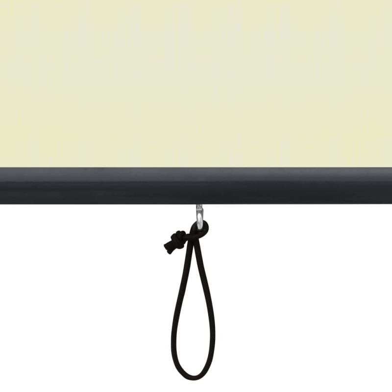 Außenrollo 120 x 250 cm Cremeweiß