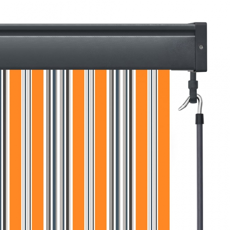 Außenrollo 140x250 cm Gelb und Blau
