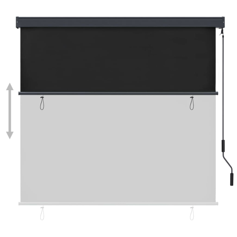 Außenrollo 160x250 cm Anthrazit