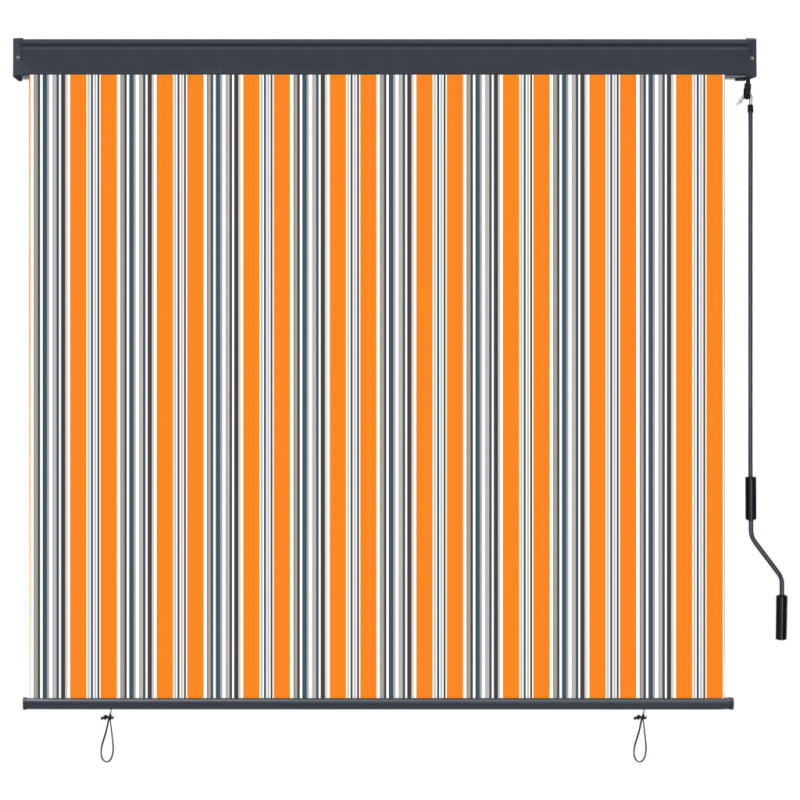 Außenrollo 170x250 cm Gelb und Blau