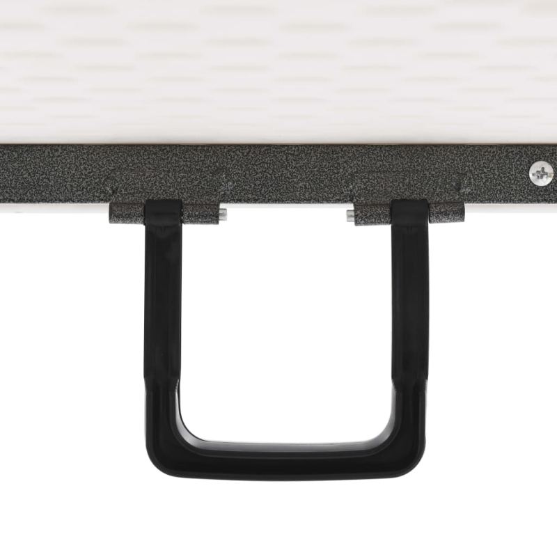 Gartentisch Klappbar Weiß 180x72x72 cm HDPE