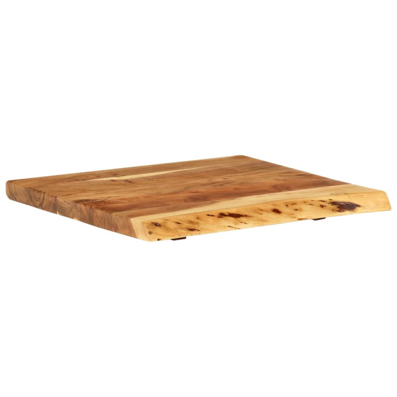 Badezimmer-Waschtischplatte Massivholz Akazie 58x52x3,8 cm