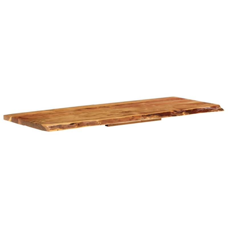 Badezimmer-Waschtischplatte Massivholz Akazie 140x52x3,8 cm