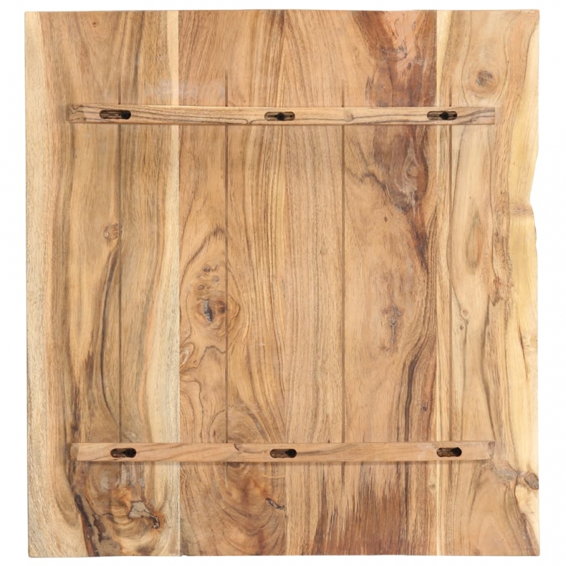 Tischplatte Massivholz Akazie 58x(50-60)x2,5 cm