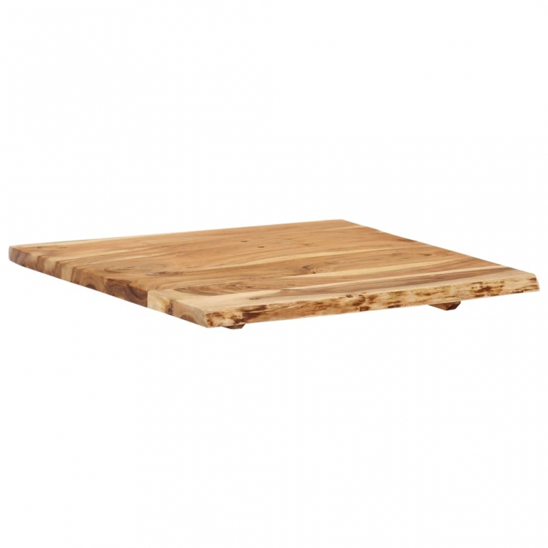 Tischplatte Massivholz Akazie 58x(50-60)x2,5 cm