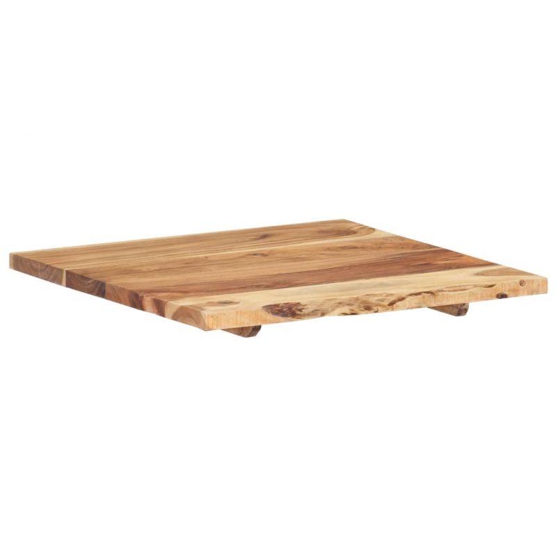 Tischplatte Massivholz Akazie 58x(50-60)x2,5 cm