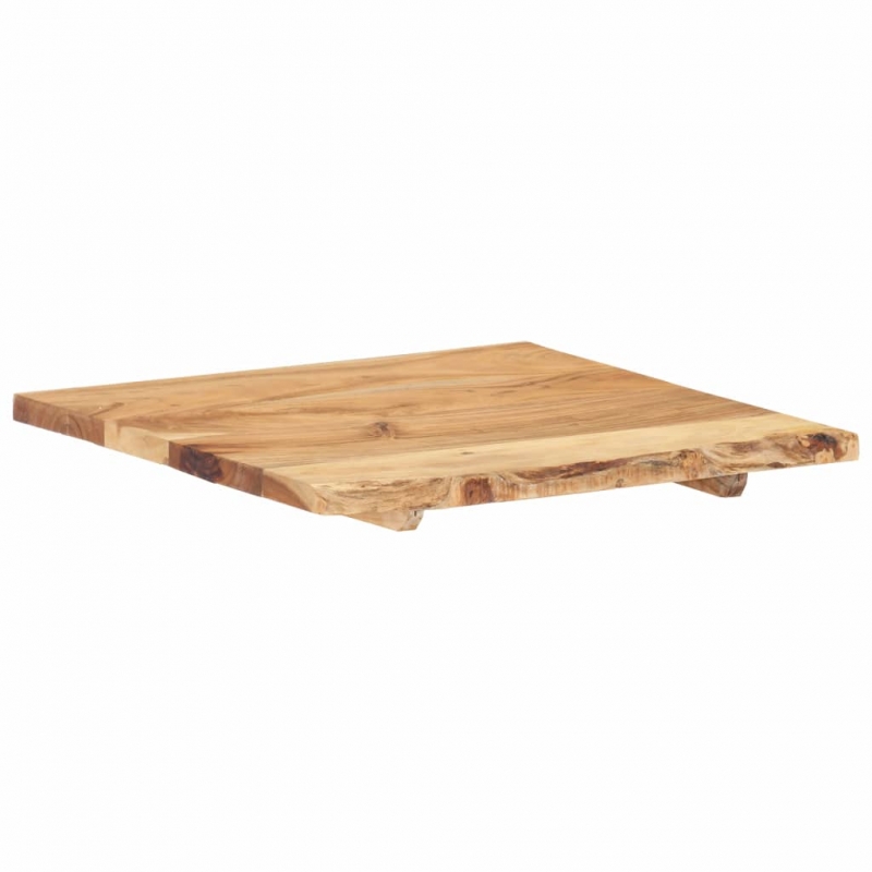 Tischplatte Massivholz Akazie 58x(50-60)x2,5 cm