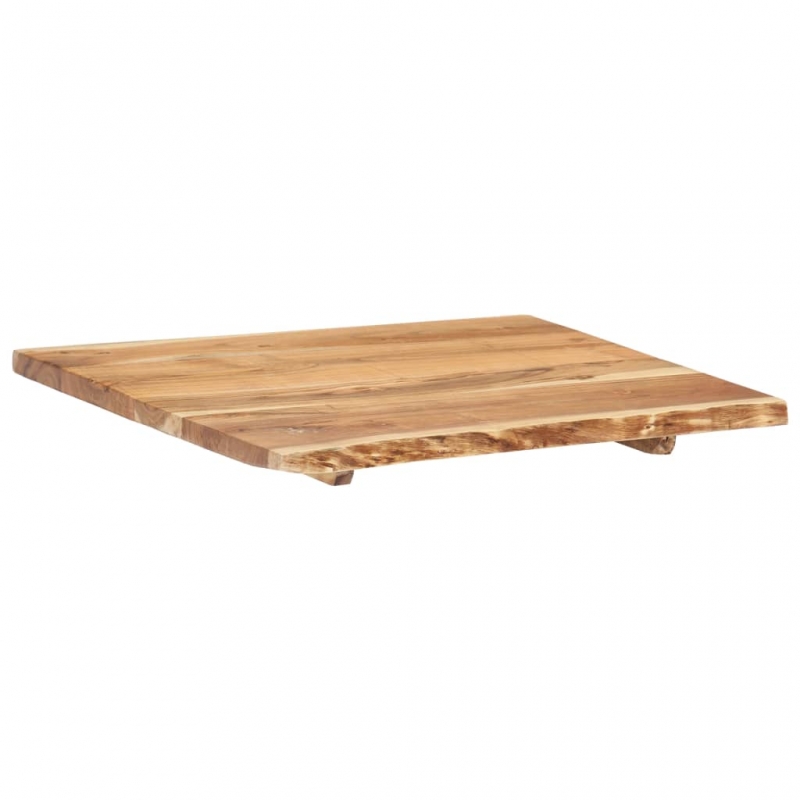 Tischplatte Massivholz Akazie 58x(50-60)x2,5 cm