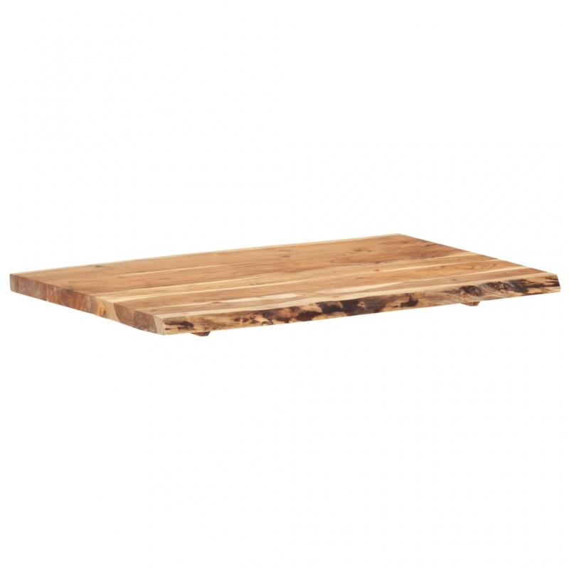 Tischplatte Massivholz Akazie 100x(50-60)x3,8 cm