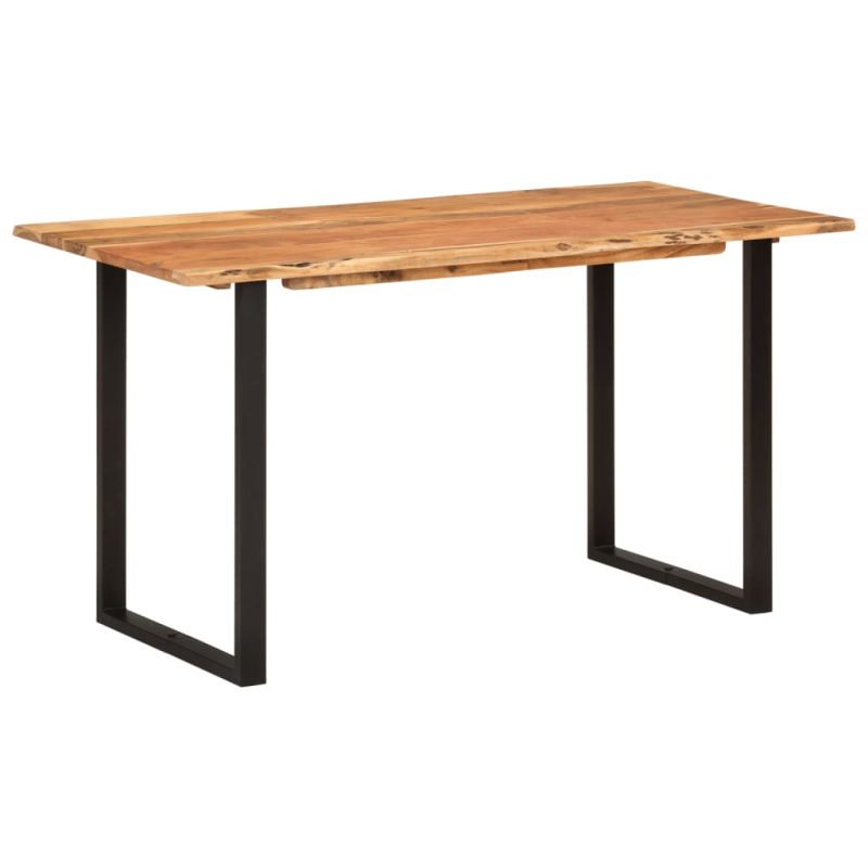 Esstisch 140×70×76 cm Akazie-Massivholz