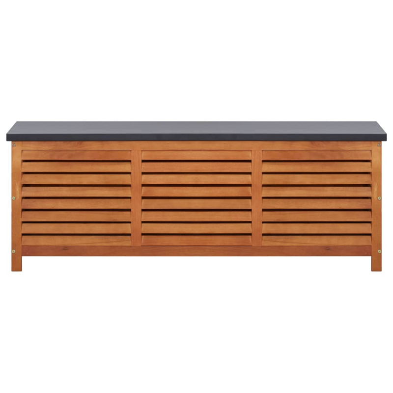 Gartenbox 150x50x55 cm Eukalyptus Massivholz