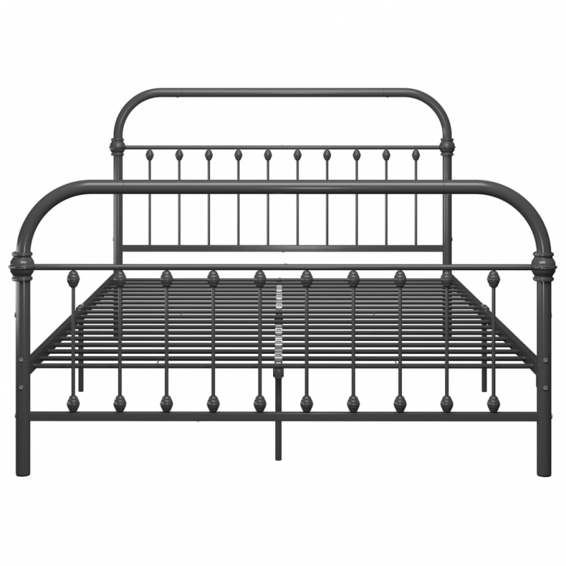 Bettgestell Grau Metall 120x200 cm