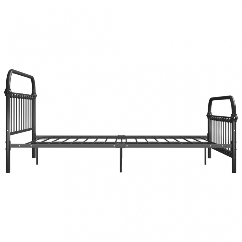 Bettgestell Grau Metall 120x200 cm
