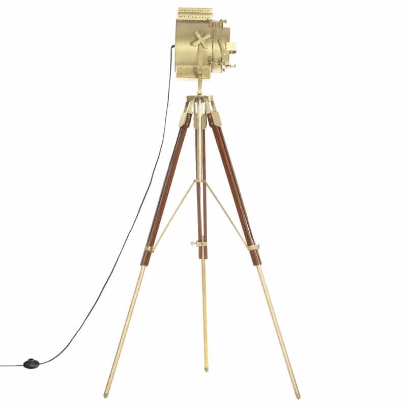 Stehleuchte Dreibein Massivholz Mango 193 cm