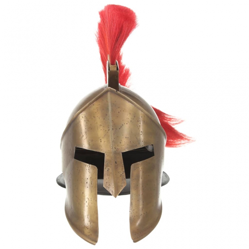 Griechischer Krieger-Helm Antik Replik LARP Messing Stahl