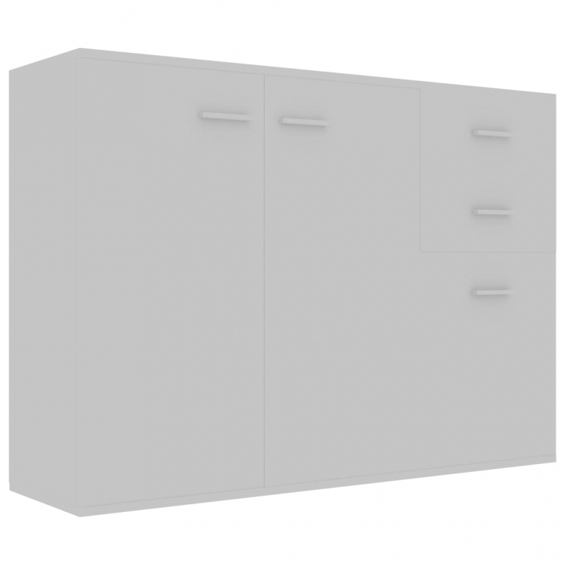 Sideboard Grau 105x30x75 cm Holzwerkstoff