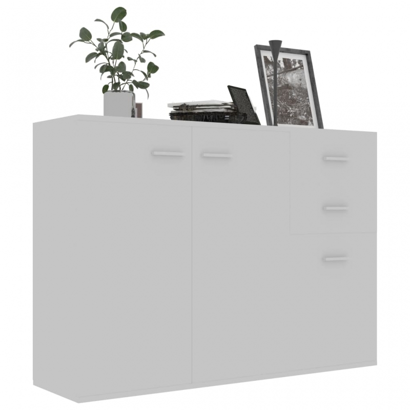 Sideboard Grau 105x30x75 cm Holzwerkstoff