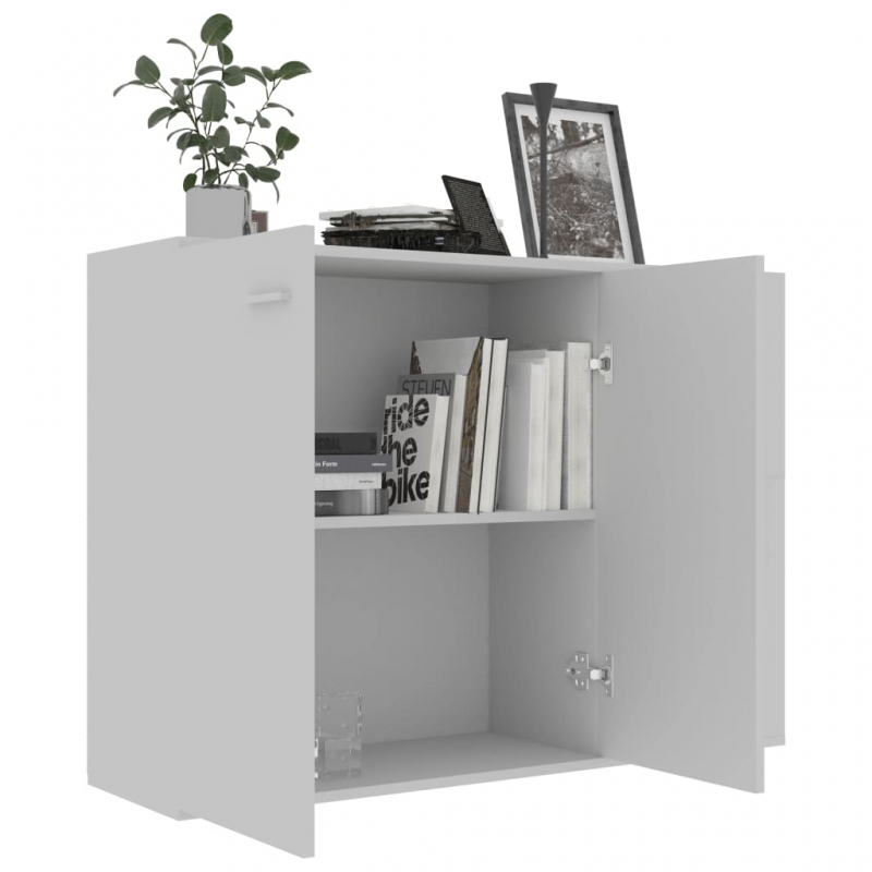 Sideboard Grau 105x30x75 cm Holzwerkstoff