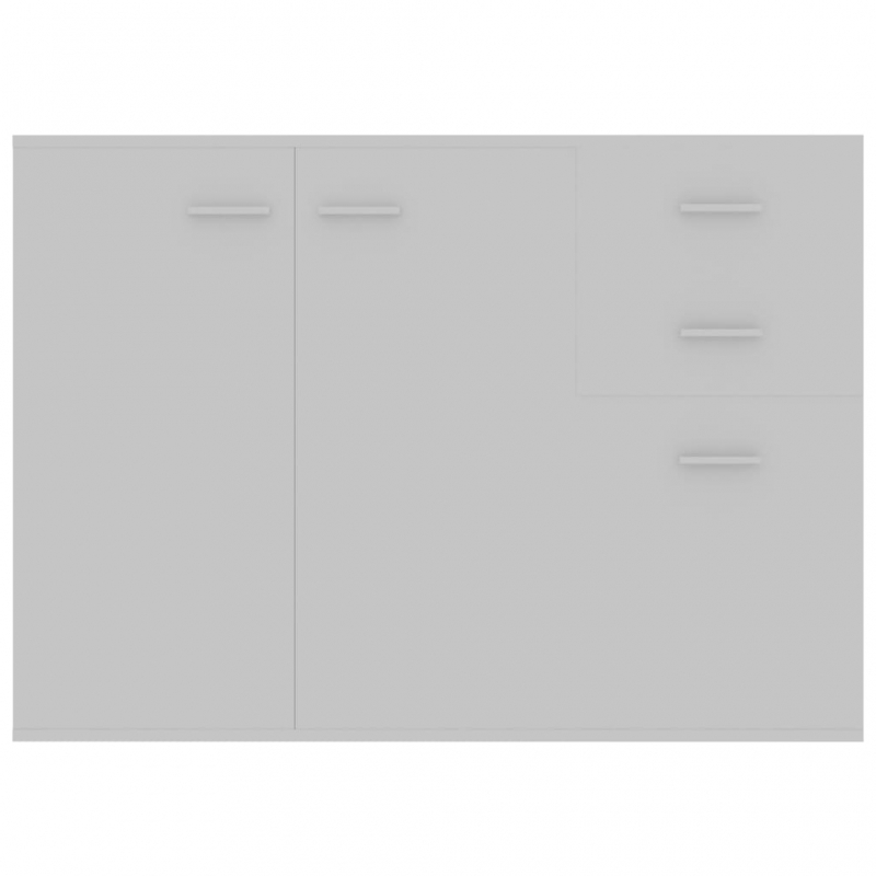 Sideboard Grau 105x30x75 cm Holzwerkstoff