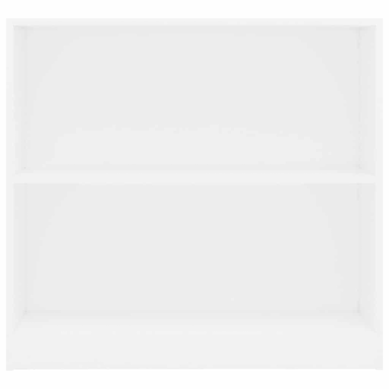 Bücherregal Weiß 80x24x75 cm Holzwerkstoff