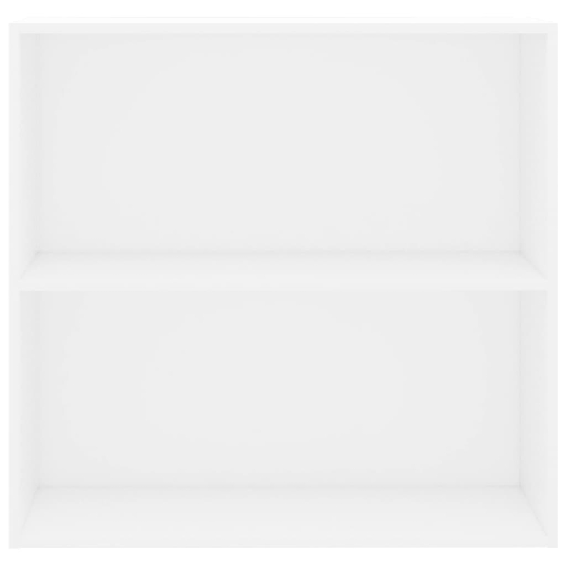 Bücherregal Weiß 80x30x76,5 cm Holzwerkstoff