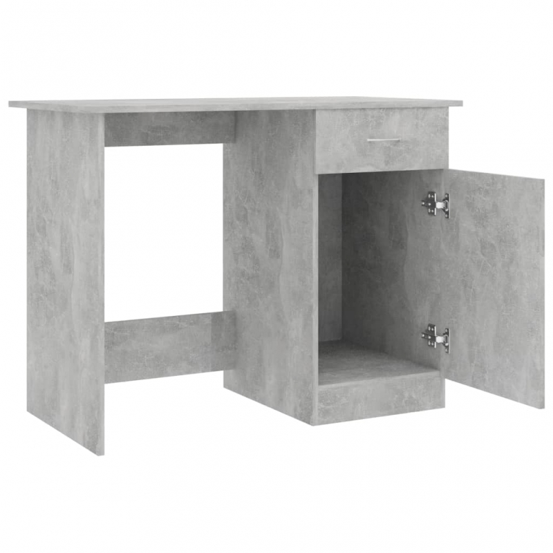 Schreibtisch Betongrau 100x50x76 cm Holzwerkstoff