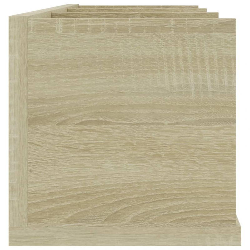 CD-Wandregal Sonoma-Eiche 75x18x18 cm Holzwerkstoff