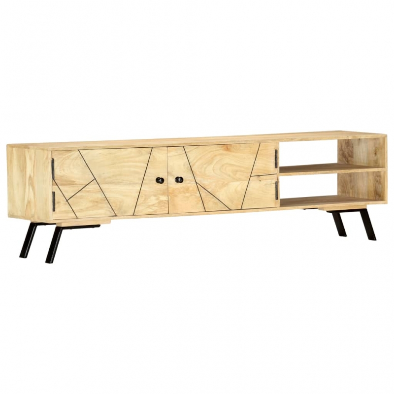 TV-Schrank 140x30x40 cm Massivholz Mango