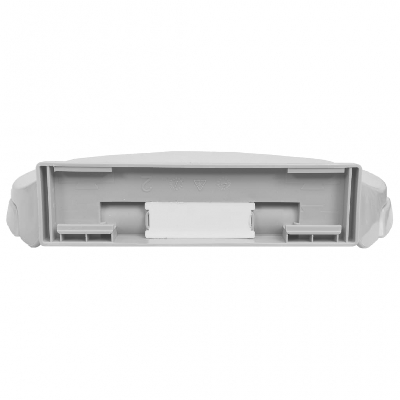 Toilettensitz mit Absenkautomatik Hellgrau Oval
