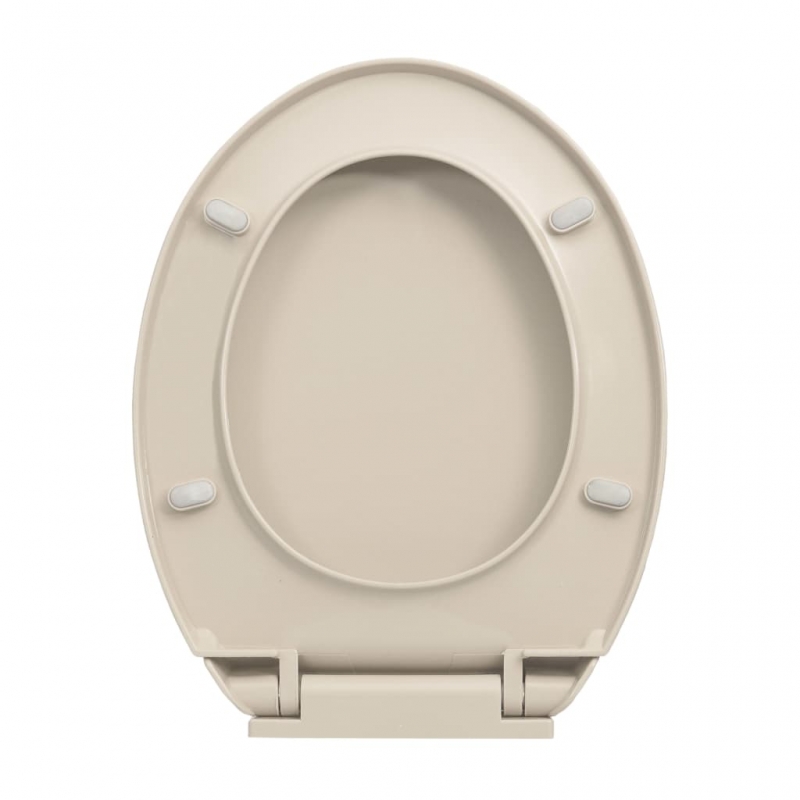 Toilettensitz mit Absenkautomatik Aprikose Oval