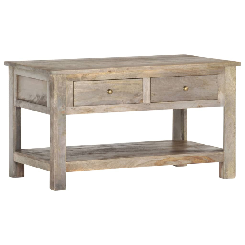 Couchtisch 82x52x47 cm Massivholz Mango
