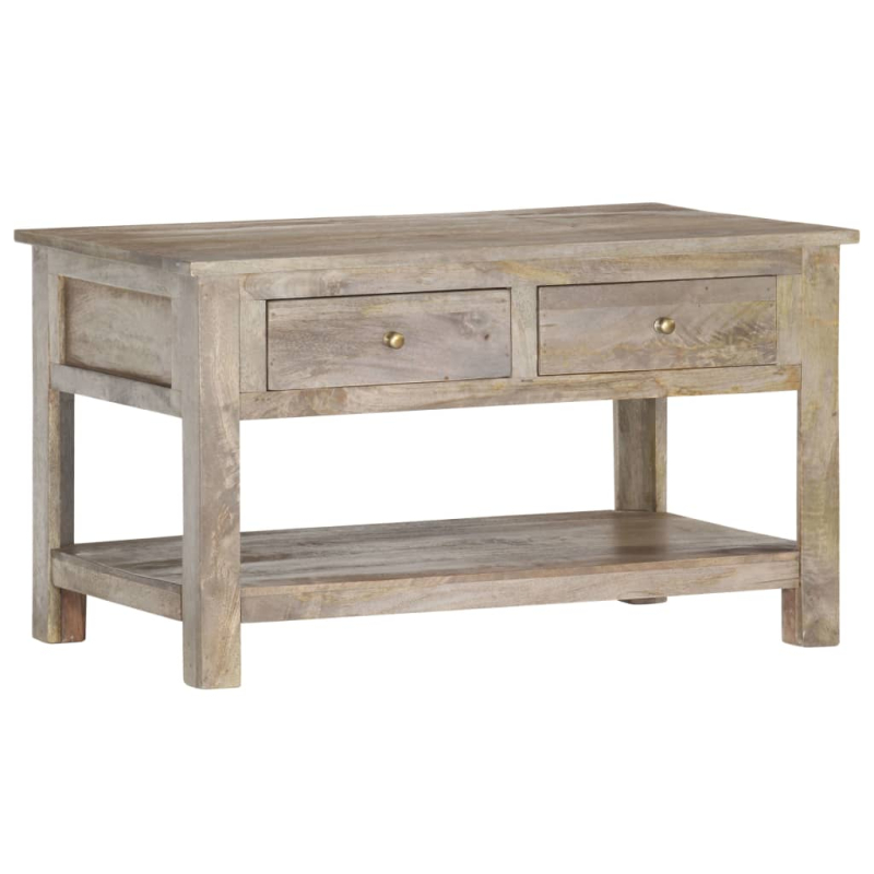 Couchtisch 82x52x47 cm Massivholz Mango