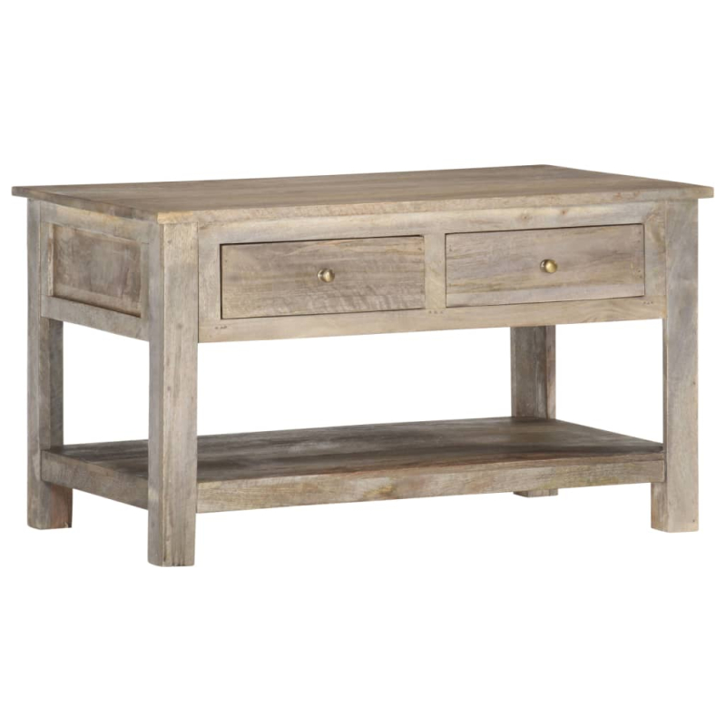 Couchtisch 82x52x47 cm Massivholz Mango