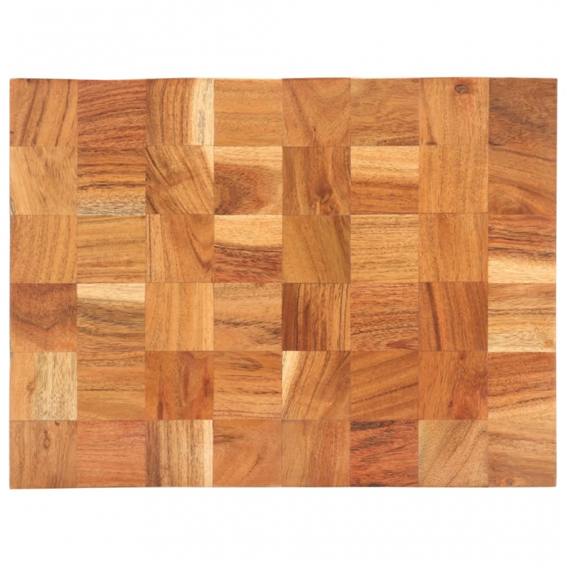 Hackblock 40×30×3,8 cm Akazie Massivholz