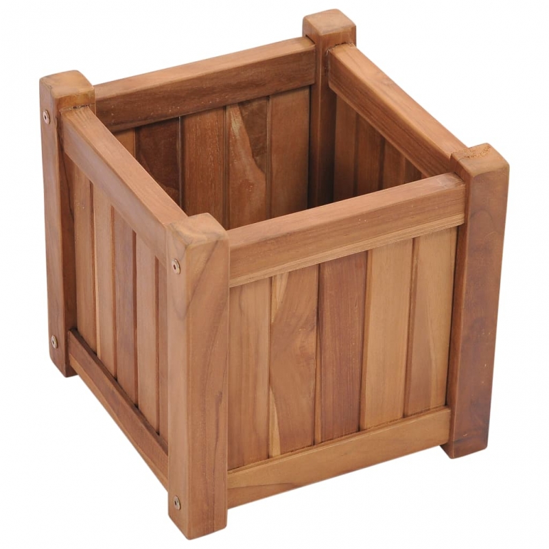 Hochbeet 30x30x30 cm Massivholz Teak