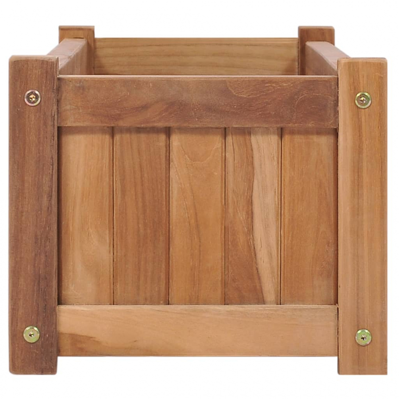 Hochbeet 100x30x25 cm Massivholz Teak