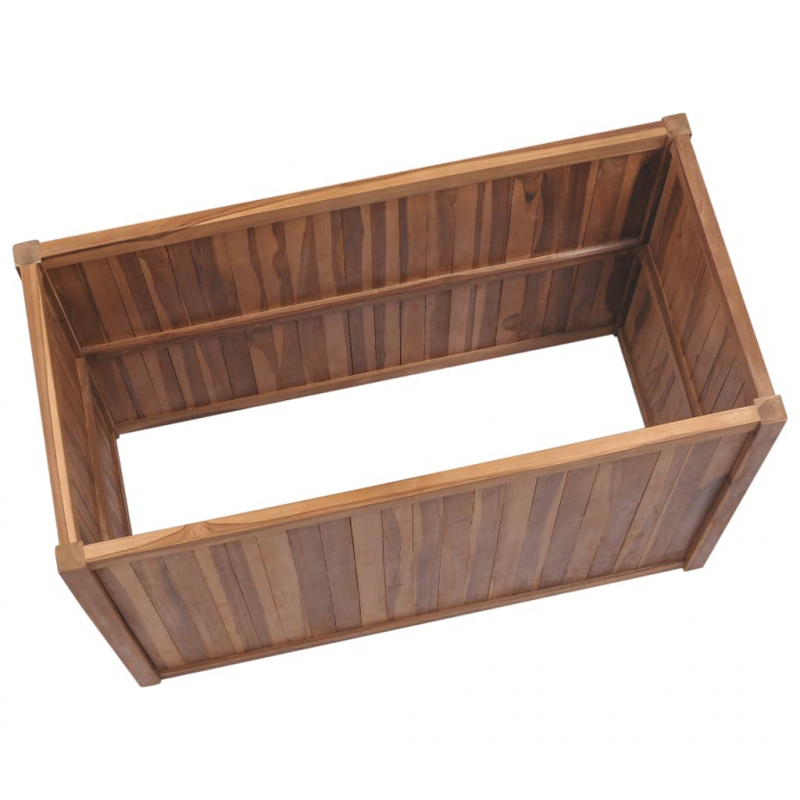 Hochbeet 100x50x50 cm Massivholz Teak