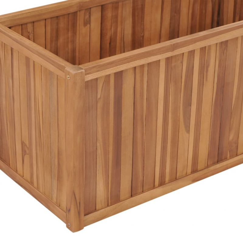 Hochbeet 100x50x50 cm Massivholz Teak