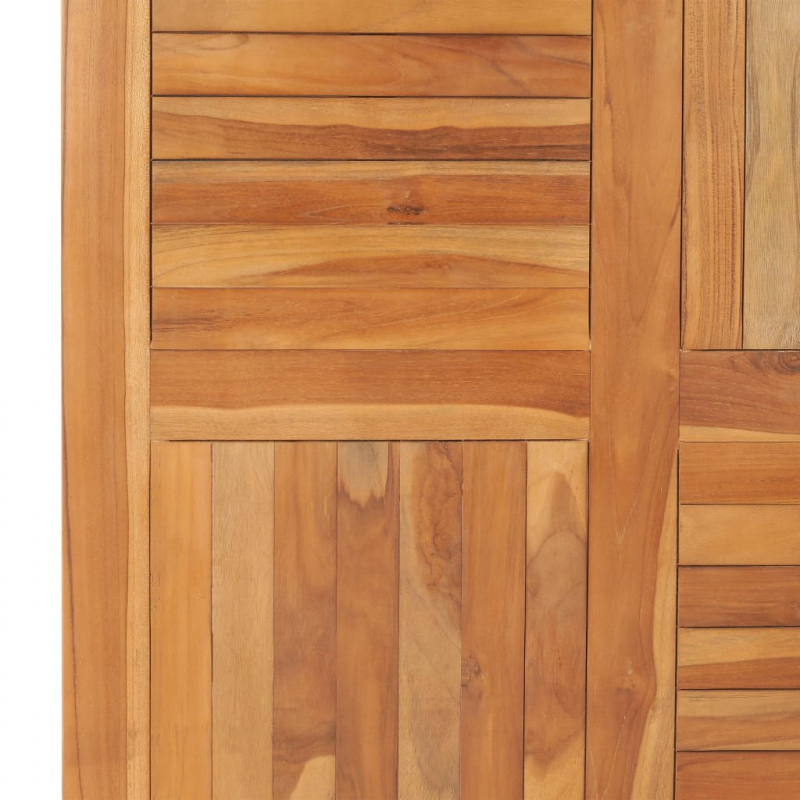 Tischplatte Massivholz Teak Quadratisch 90×90×2,5 cm
