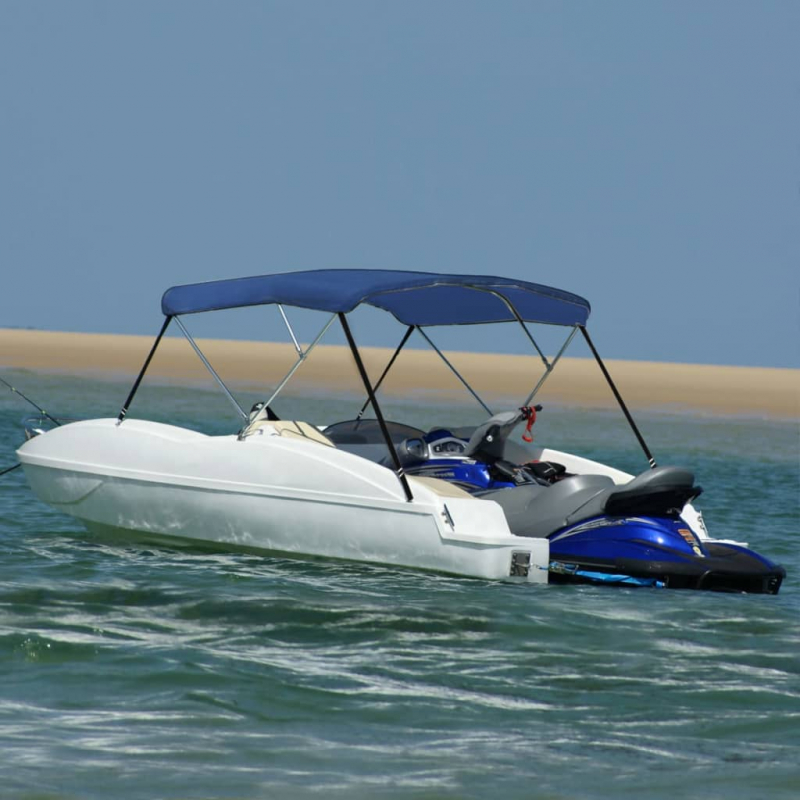 3-Bow Bimini Top Blau 183x196x137 cm