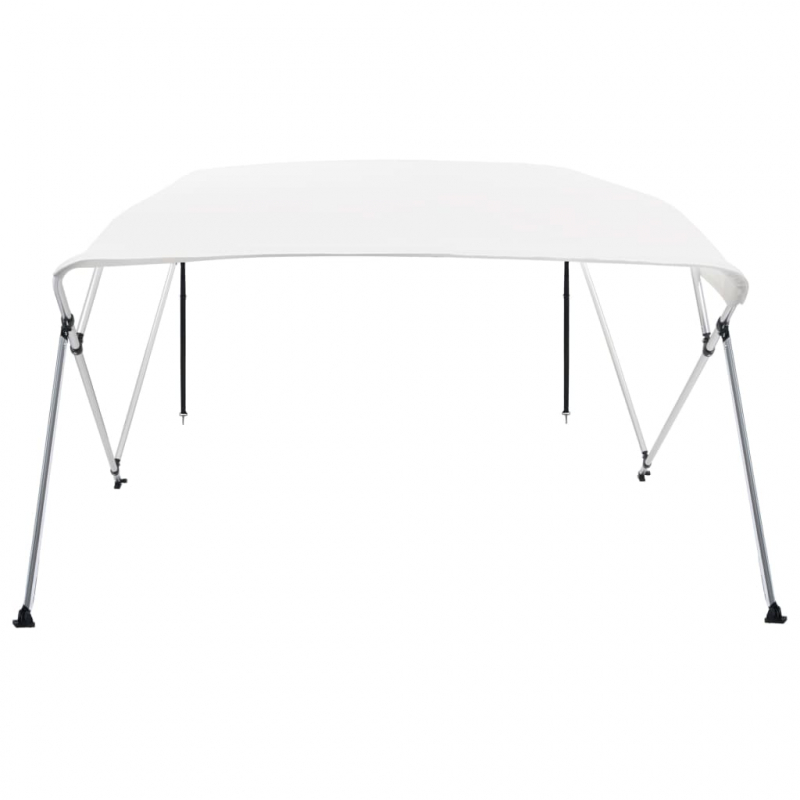 4-Bow Bimini Top Weiß 243x196x137 cm