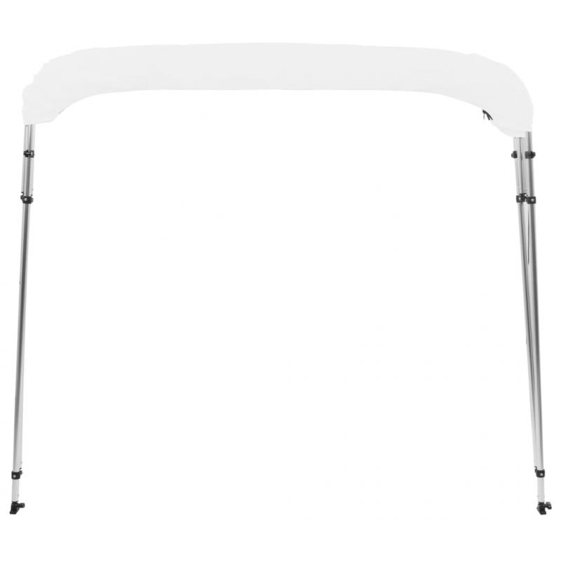 4-Bow Bimini Top Weiß 243x196x137 cm