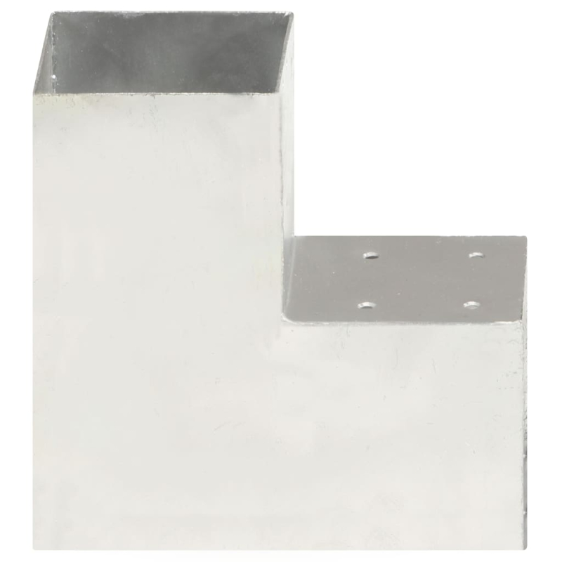 Pfostenverbinder L-Form Verzinktes Metall 101 x 101 mm