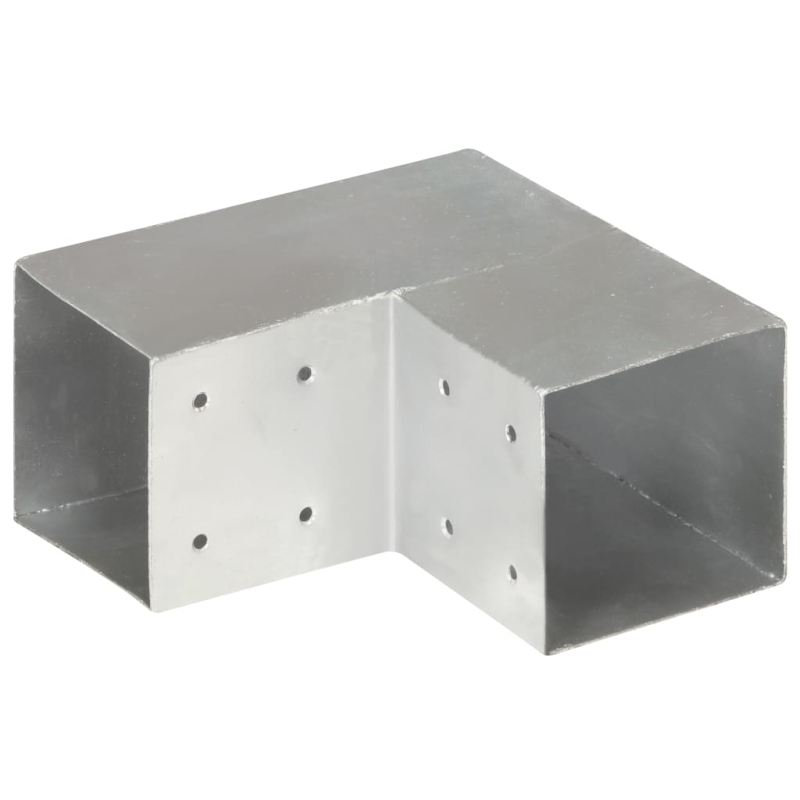 Pfostenverbinder L-Form Verzinktes Metall 101 x 101 mm