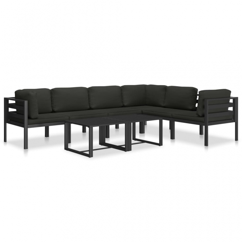 Couchtisch Aluminium Anthrazit