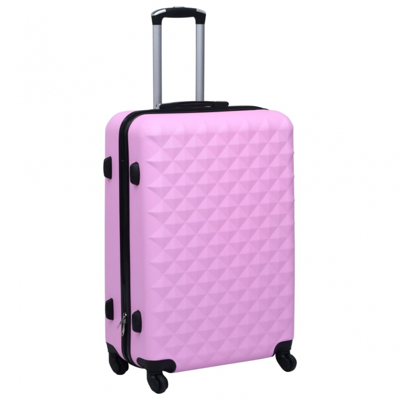 Hartschalen-Trolley-Set 3 Stk. Rosa ABS