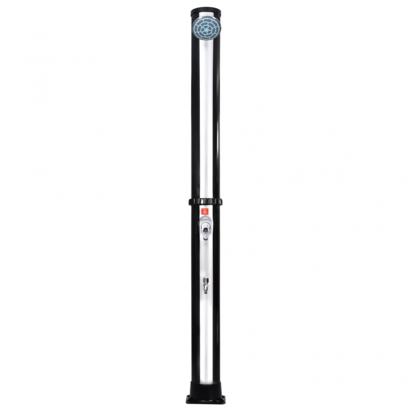 Solardusche mit Duschkopf und Wasserhahn 40 L